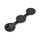 aiino Clap Alimentatore wireless 3 in 1 con Qi2 - Black