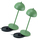 La Ville Lumière KIT 2 X EvaG lampada LED dimmerabile IP65 Sage Green