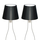 La Ville Lumière KIT 2 X MarieB lampada LED dimmerabile IP54 Metal Black