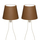La Ville Lumière KIT 2 X MarieB lampada LED dimmerabile IP54 Mineral Corten