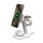 mophie - Snap+ Caricatore da tavolo 3 in 1 con Qi2 - Bianco