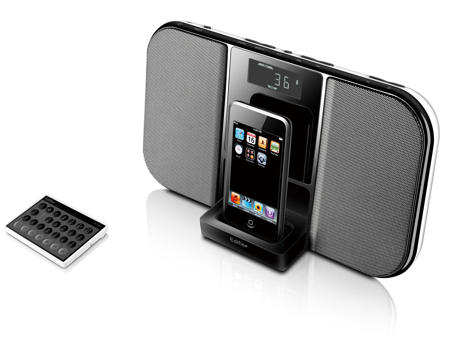 ipod edifier audio musica mp3 on the go iphone touch radio